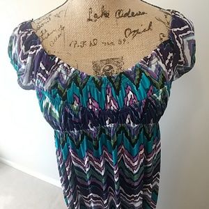 AGB Designs stretch baby doll maxi dress