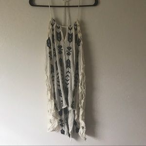 Free People peace and arrows tunic