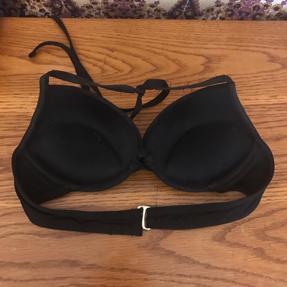 Black Push-Up Bikini Top - Picture 2 of 2