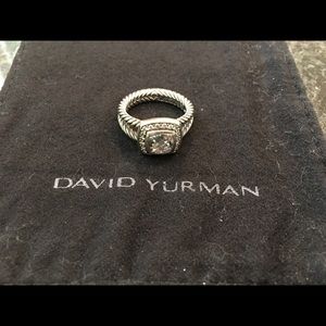 David Yurman Petite Albion Ring- Prasiolite