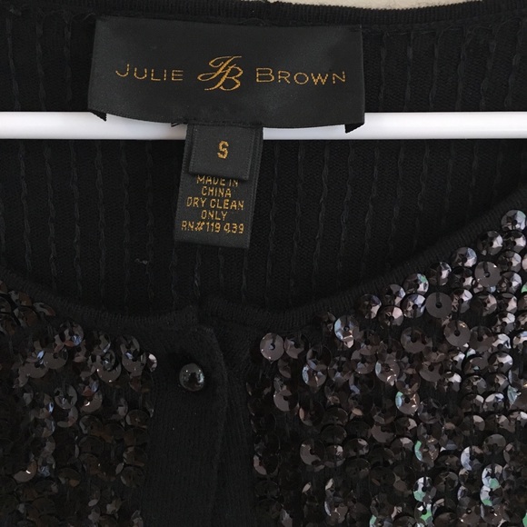 Beautiful black sequined sweater NWOT - Picture 2 of 6