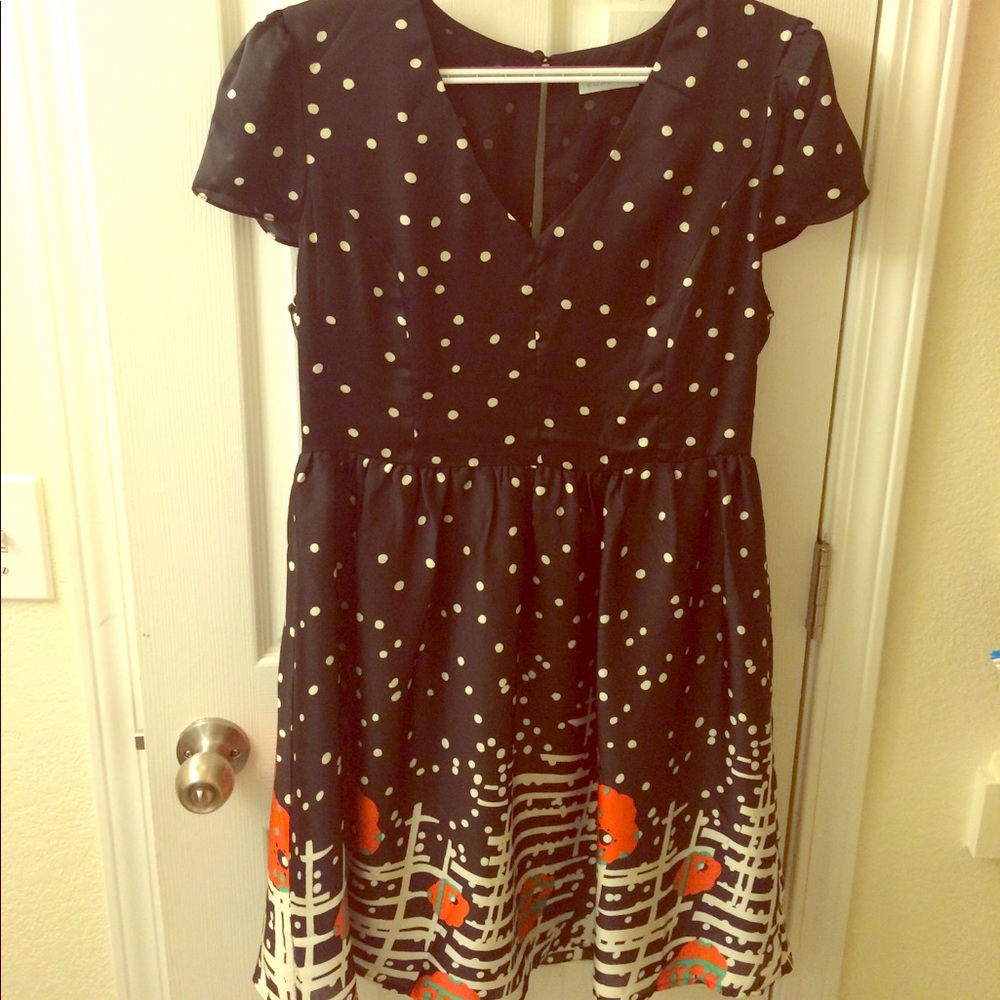 NWOT polka dot dress from Francesca's!