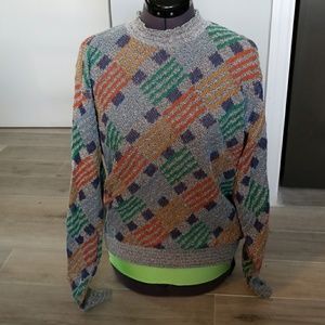 90s Geometric Sweater