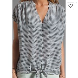 EUC Joie Baxter Diamond Print Tank