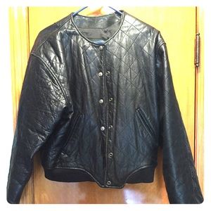 Leather Bomber
