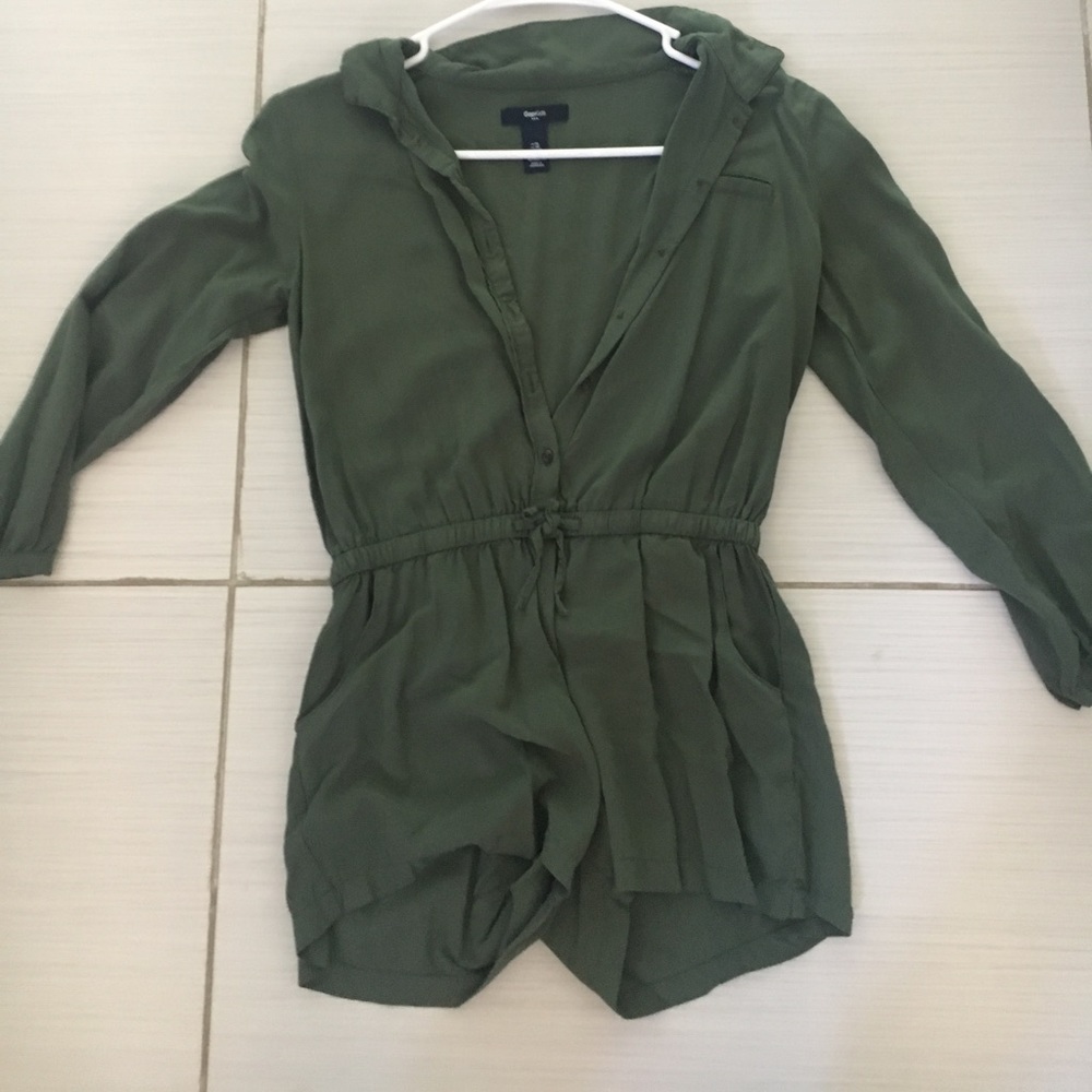 Army Green Romper