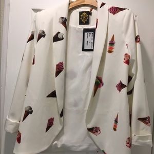 Modcloth Ice cream print blazer!