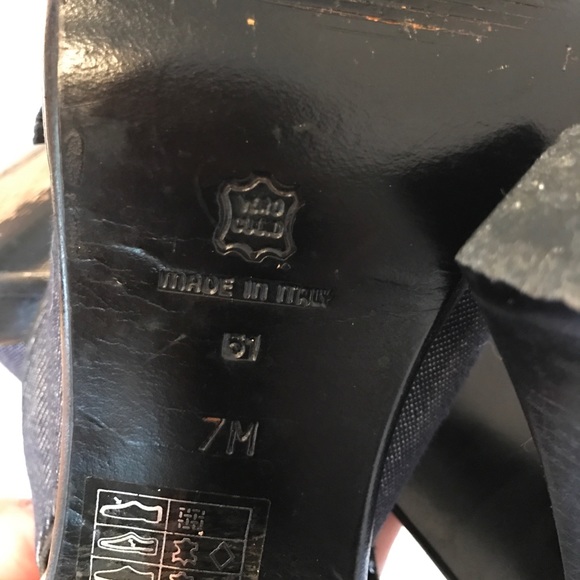 Via Spiga heels vintage Stacked Slingbacks - Picture 8 of 8