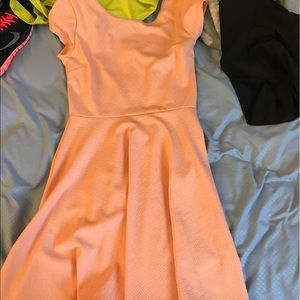Peach Skater Dress