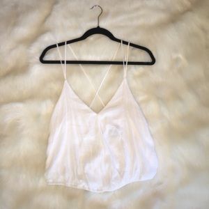 Nasty Gal Wrap Front Strappy Crop Top