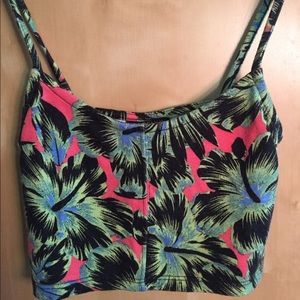 Topshop Sexy Print Top