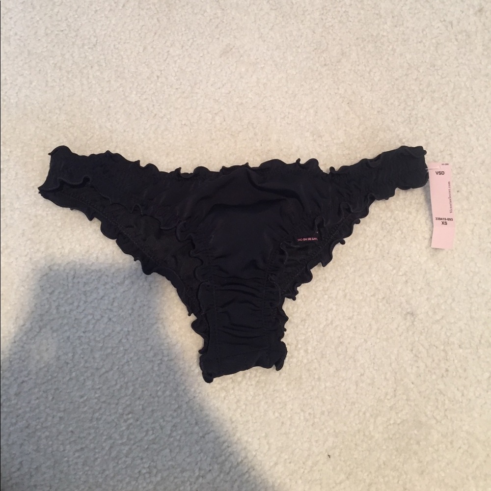 Black cheeky Victoria Secret bottoms