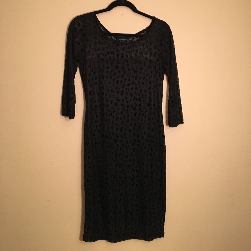 French Connection black dress.