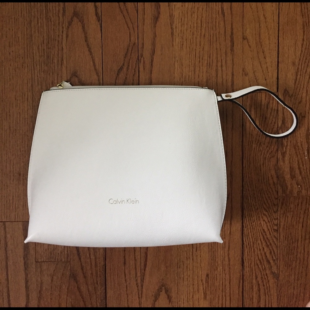 Calvin Klein Leather Wristlet