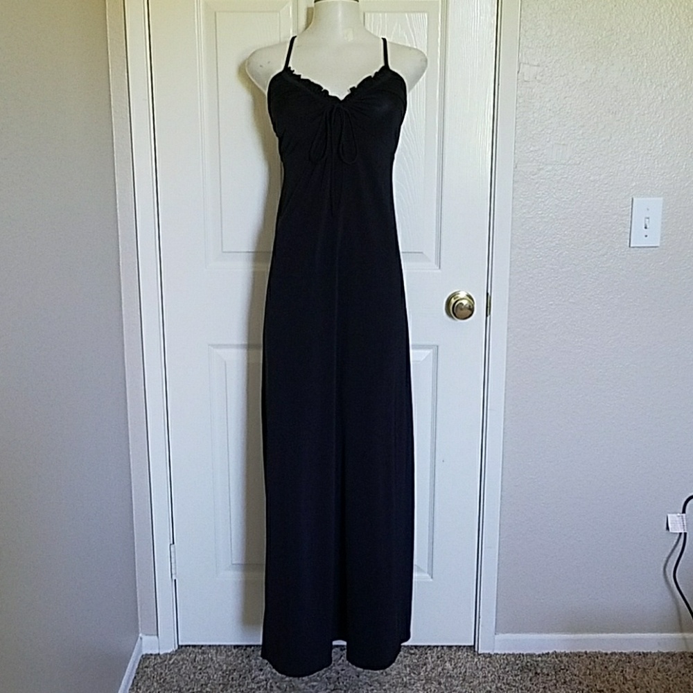 **NEW** Sexy Maxi halter black dress