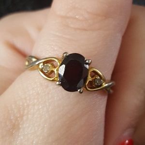 Ruby engagement ring