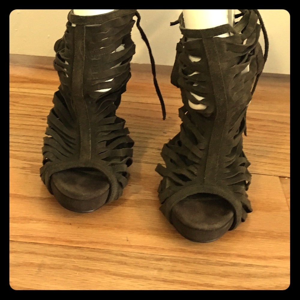 Army Green Jeffery Campbell Platforms