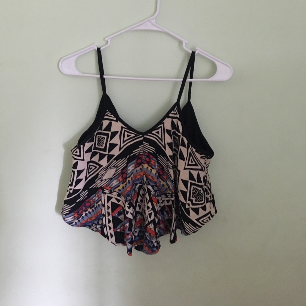 flowy crop top