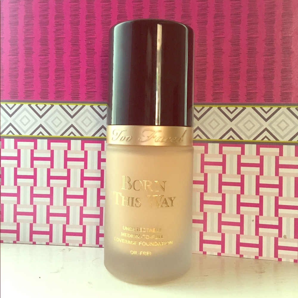 Too faced born this way foundation.