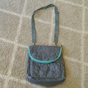 Thirty-one gray and teal bag