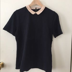 Jcrew peter-pan collared blouse