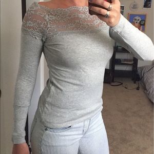 NWT Lace off the shoulder top H&M