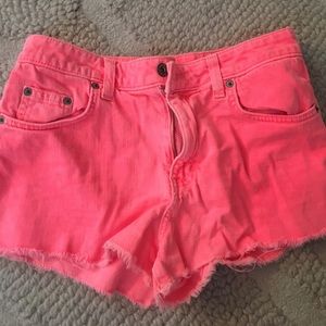 Pink Carmar Jean shorts