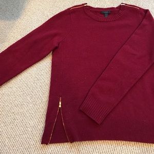 J-Crew Zipper Sweater