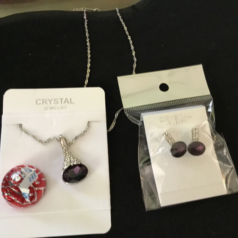 Beautiful set with Swarovski elements