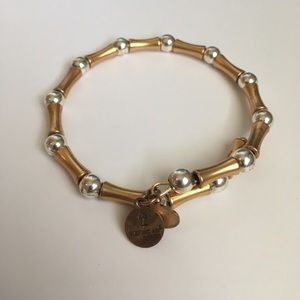 Alex and Ani Two Tone Wrap Bracelet