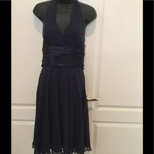 Maggy London Sheer Halter dress