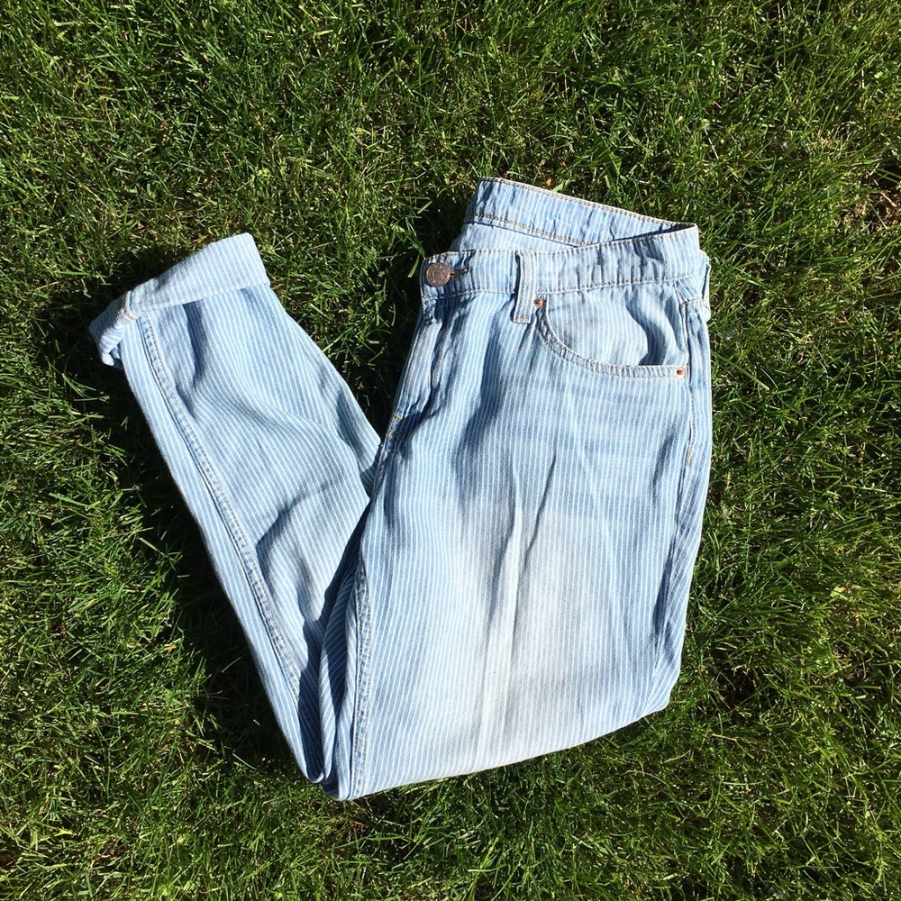 bdg striped bf jeans 🌱