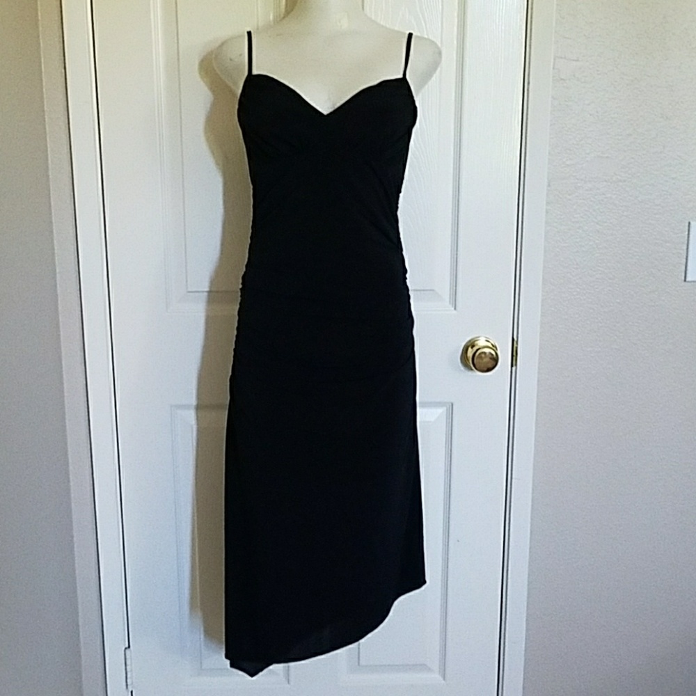 **NEW** ESPRIT asymmetrical black dress