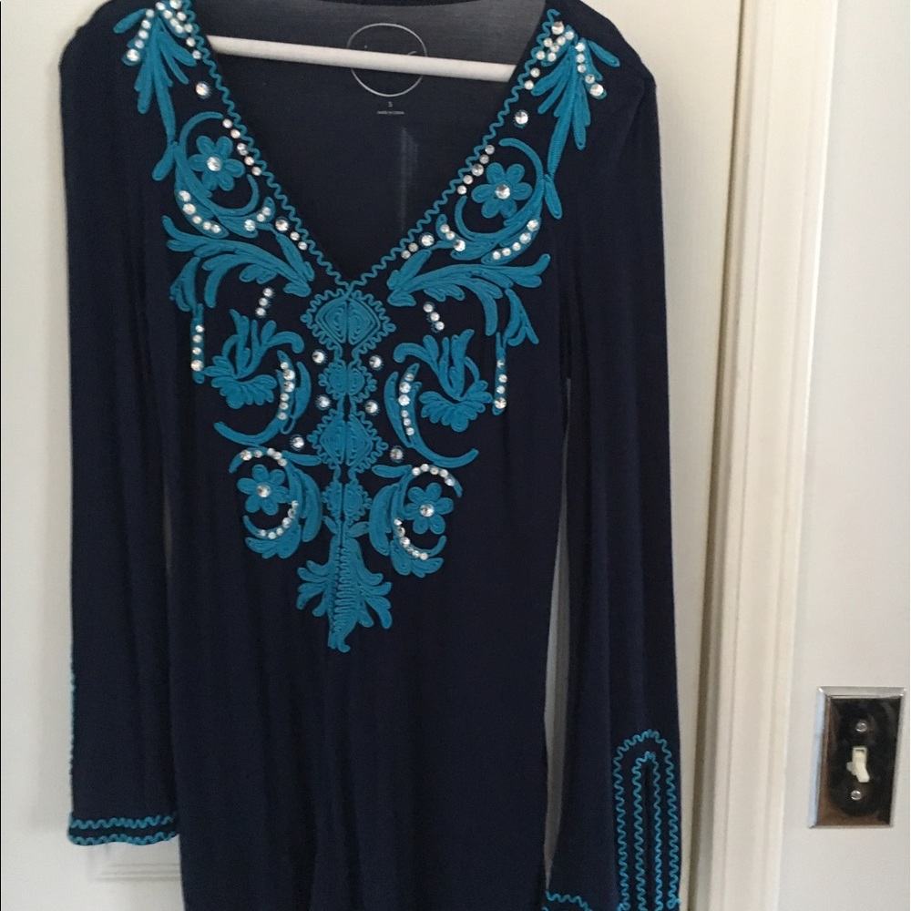 Embroidered top