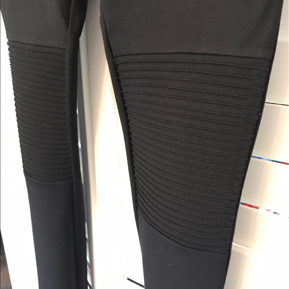 *New Zara Moto Black Leggings