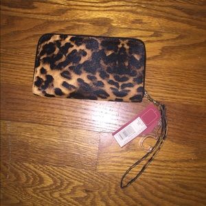 Animal print wallet