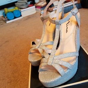 Cute silver wedges