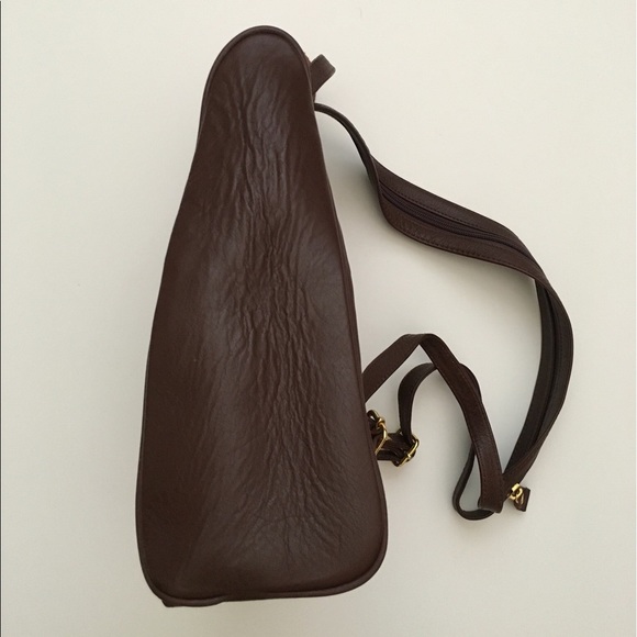 Leather-like material backpak handbag - Picture 5 of 5