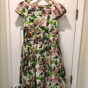 Modcloth brand Emily and Fin cowboy print dress!