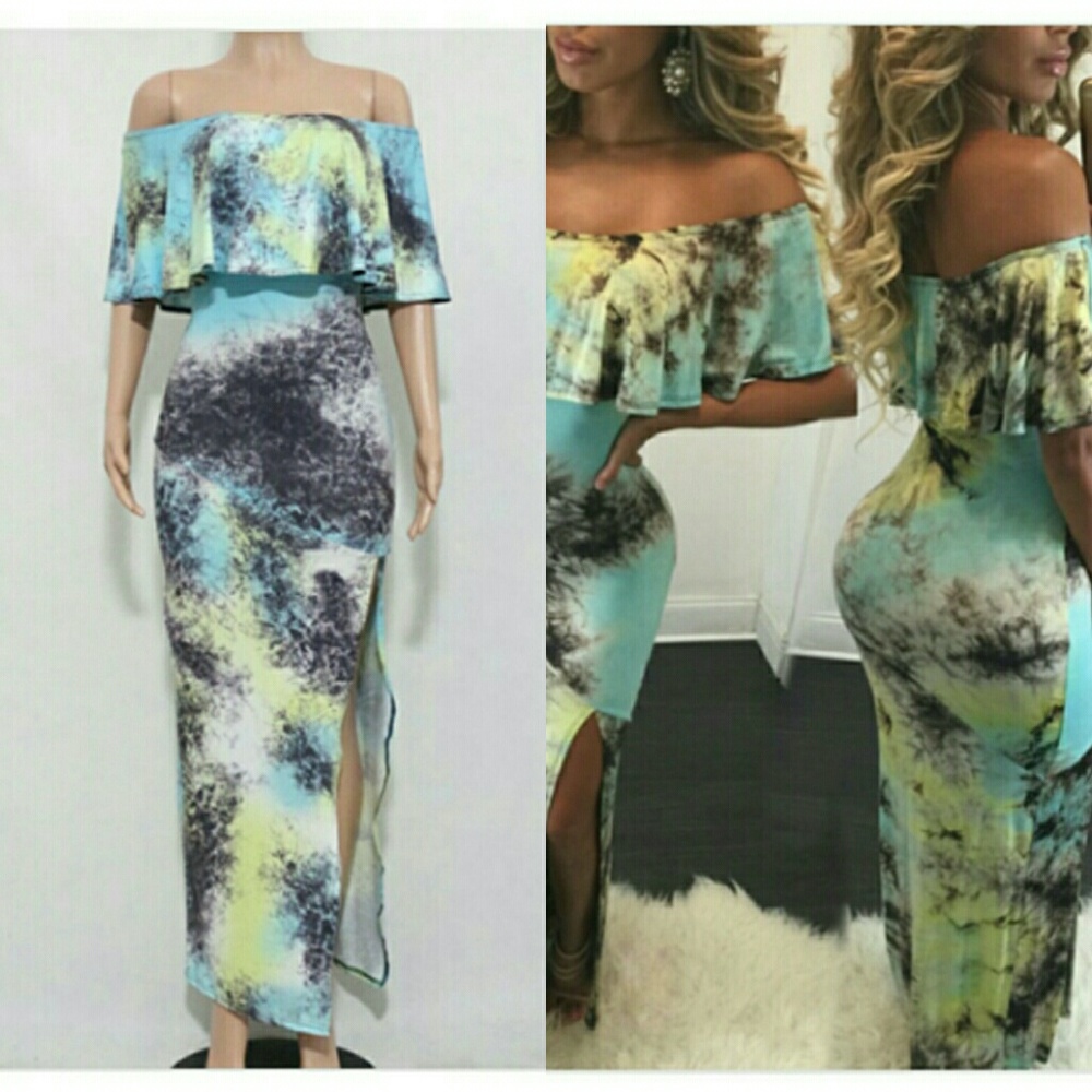 Multi-color Maxi Dress