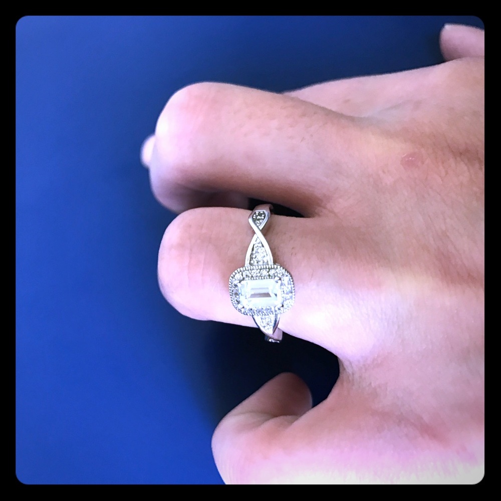 Costume faux diamond ring