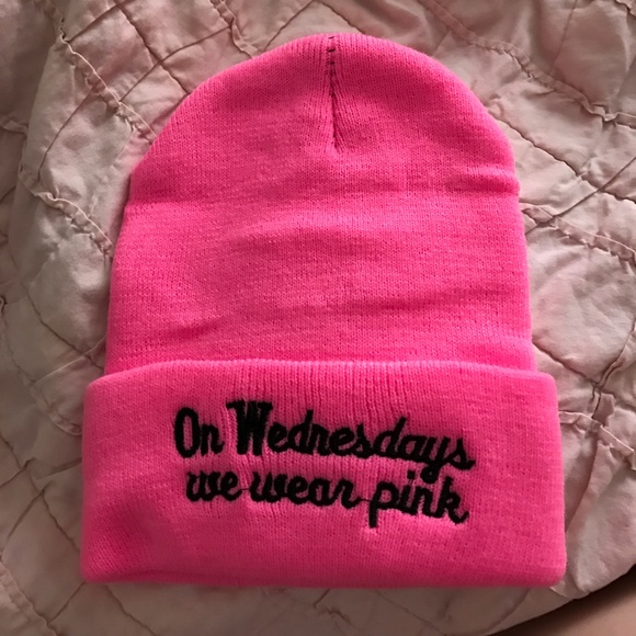 Accessories - Mean Girls Beanie! Hot Pink