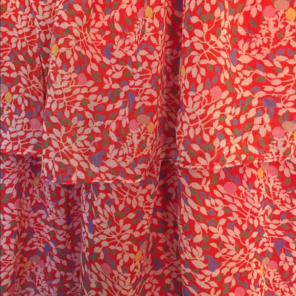 Spring tiered strapless dress - Picture 4 of 4