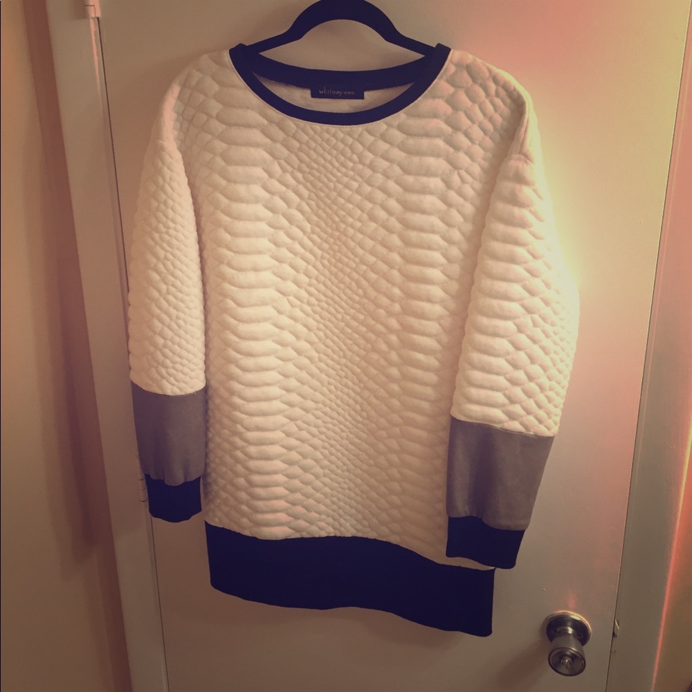 Whitney Eve White Sweater Dress