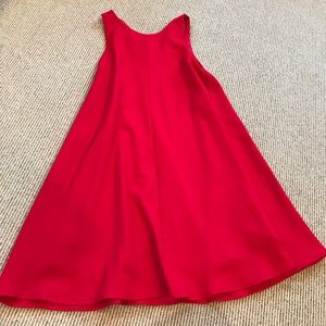 Red Shift Dress