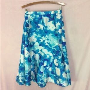 Blue circle skirt