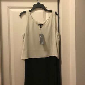 Eileen Fisher Silk Georgette Crepe Dress