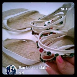 Bamboo sandles