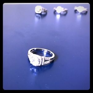 Costume faux diamond ring