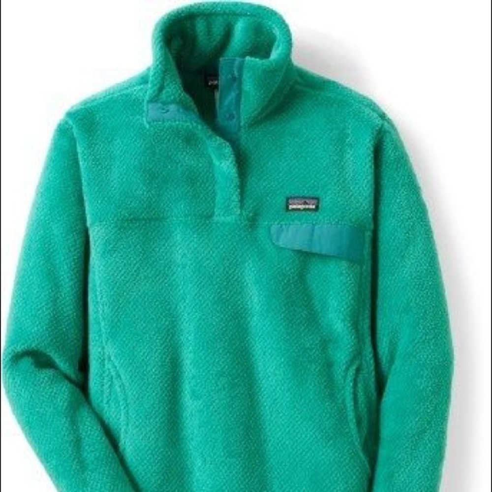 Patagonia Green Re-Tool Snap-T Fleece Pullover